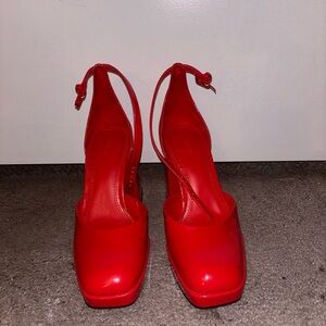 BERSHKA Red Women's Heels